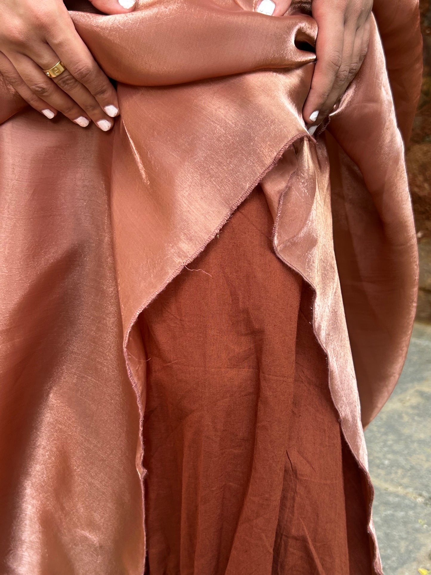 Copper Cosmos Skirt SET