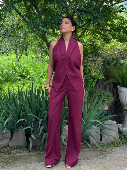 Wine Pure Cotton Set