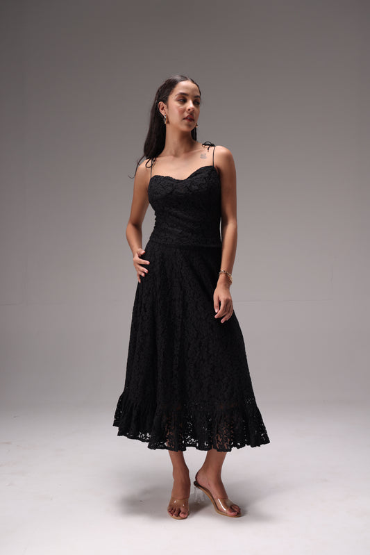 Midnight Lace Set