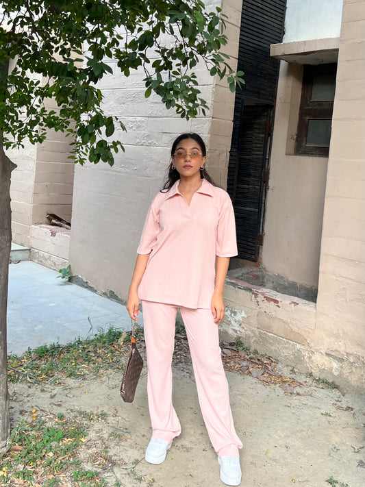 Light Pink Long Co-ord