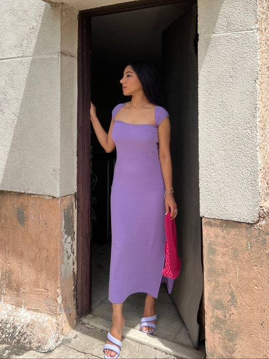 Very Peri RIB dress