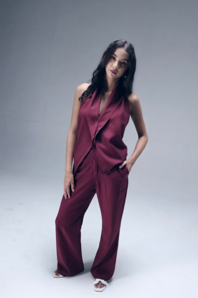Wine Pure Cotton Set