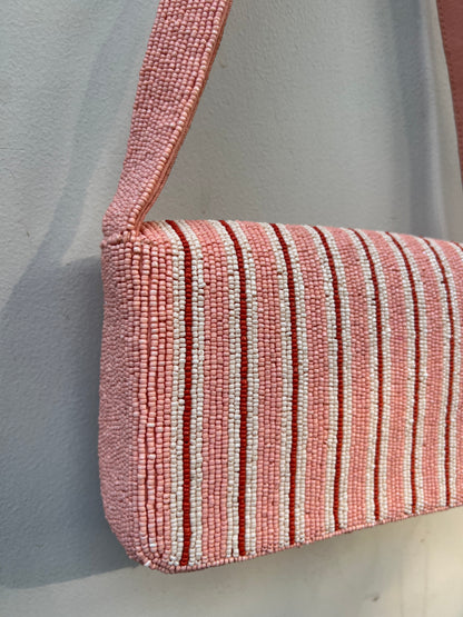 Flamingo Beaded Bag