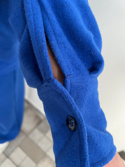 Cotton Fleece Electric Blue Unisex Co-ord
