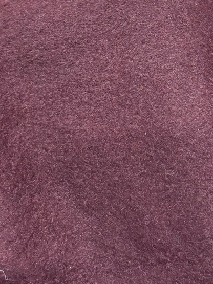 Unisex Burgundy Zipper Hoodie Cotton Fleece SET (Medium Warmth)