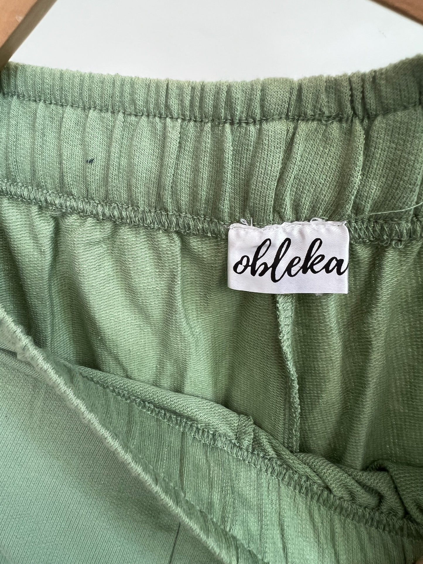 Mint Green  French Terry Half Sleeves SET
