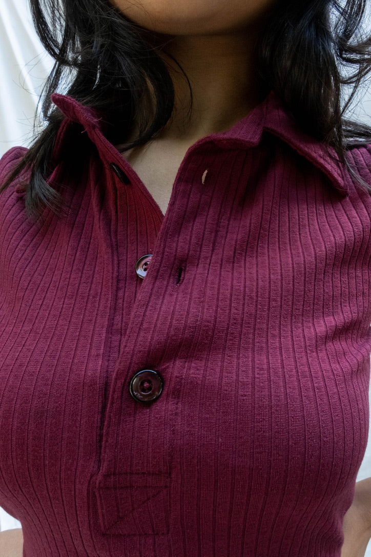 RIB Wine Crop  Co-ord