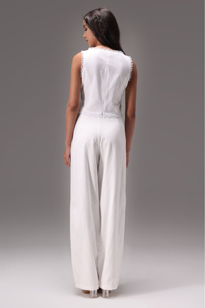 Swan Linen Bow Set