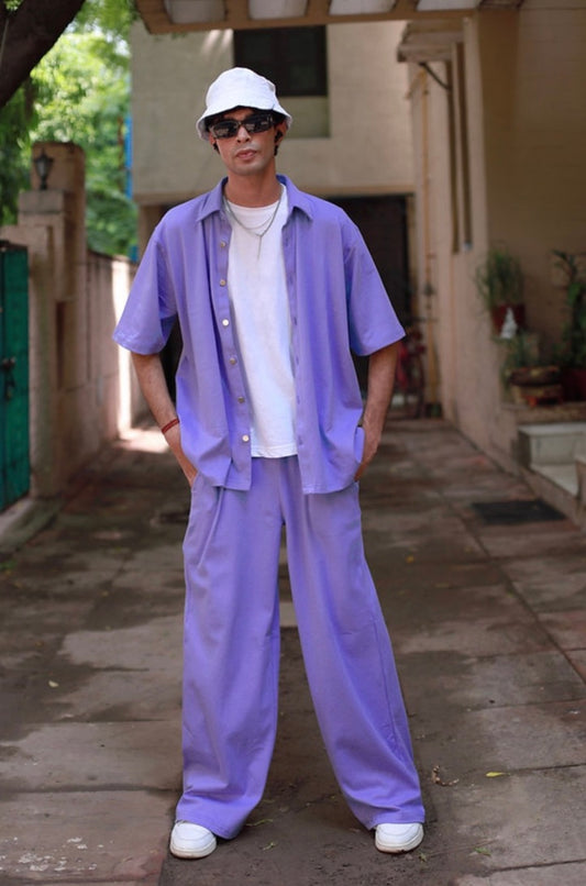 Very Peri Unisex French Terry Cotton Co-ord