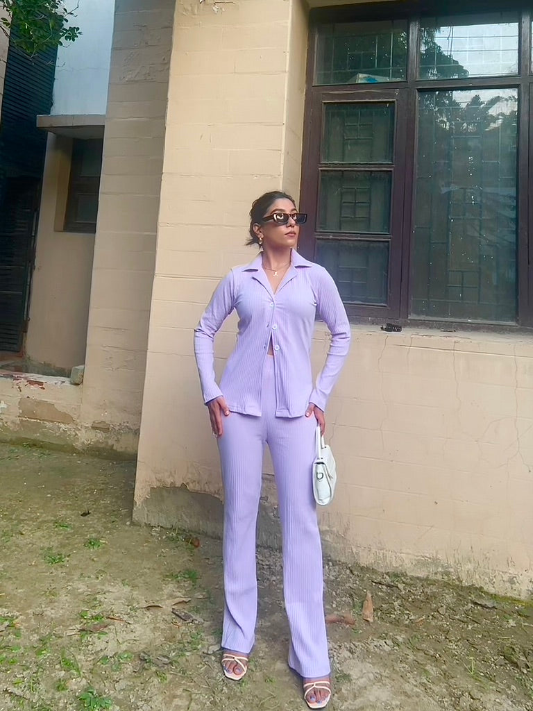Thick RIB Knit Co-ord