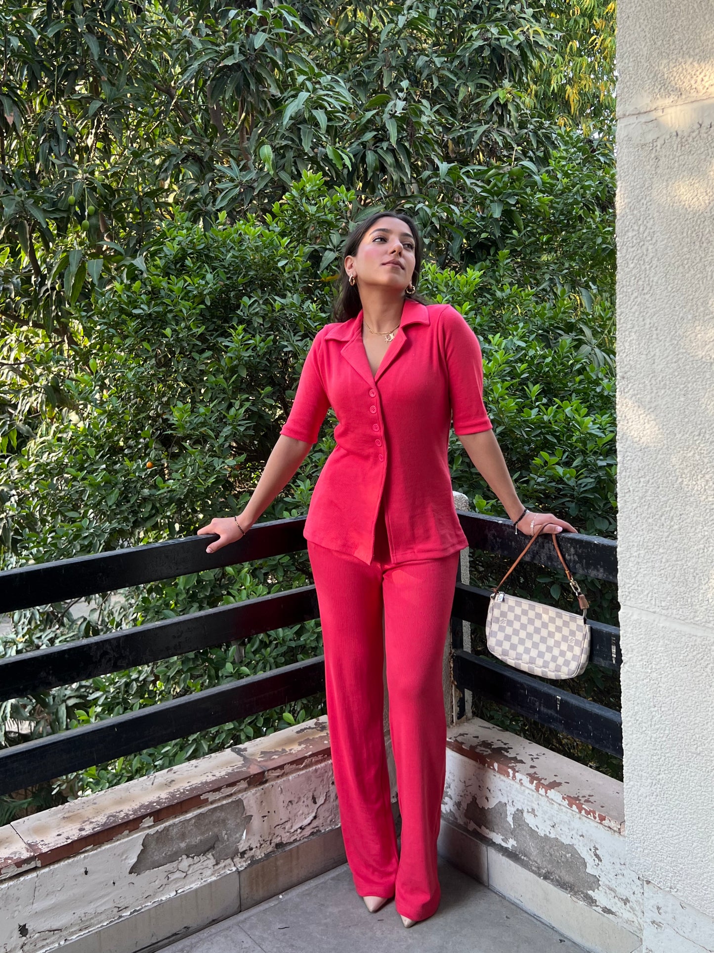 RIB Fuchsia Pink Co-ord