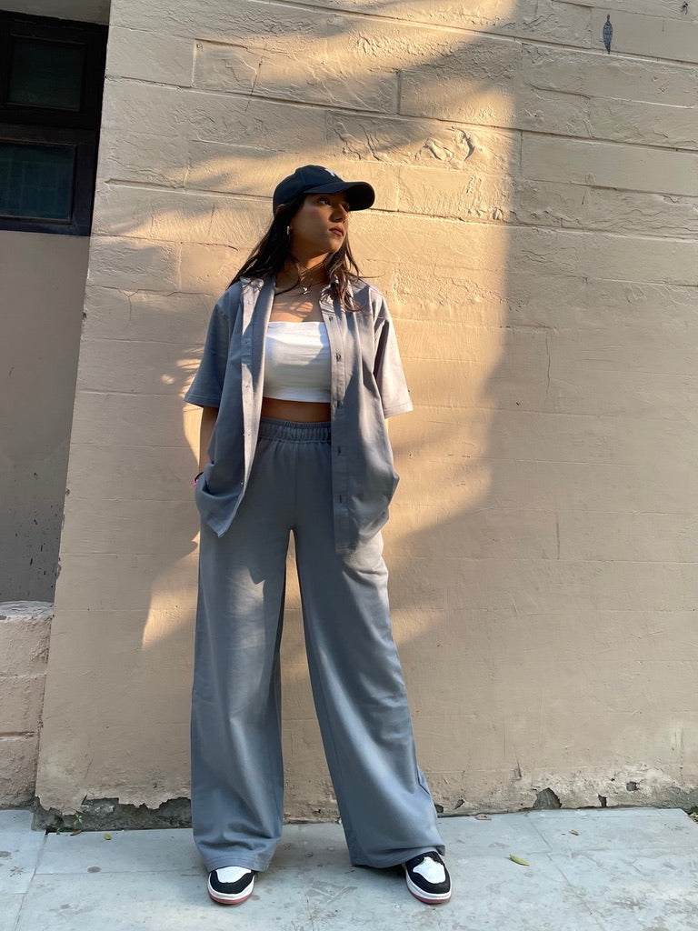 Stone Grey Unisex Co-ord