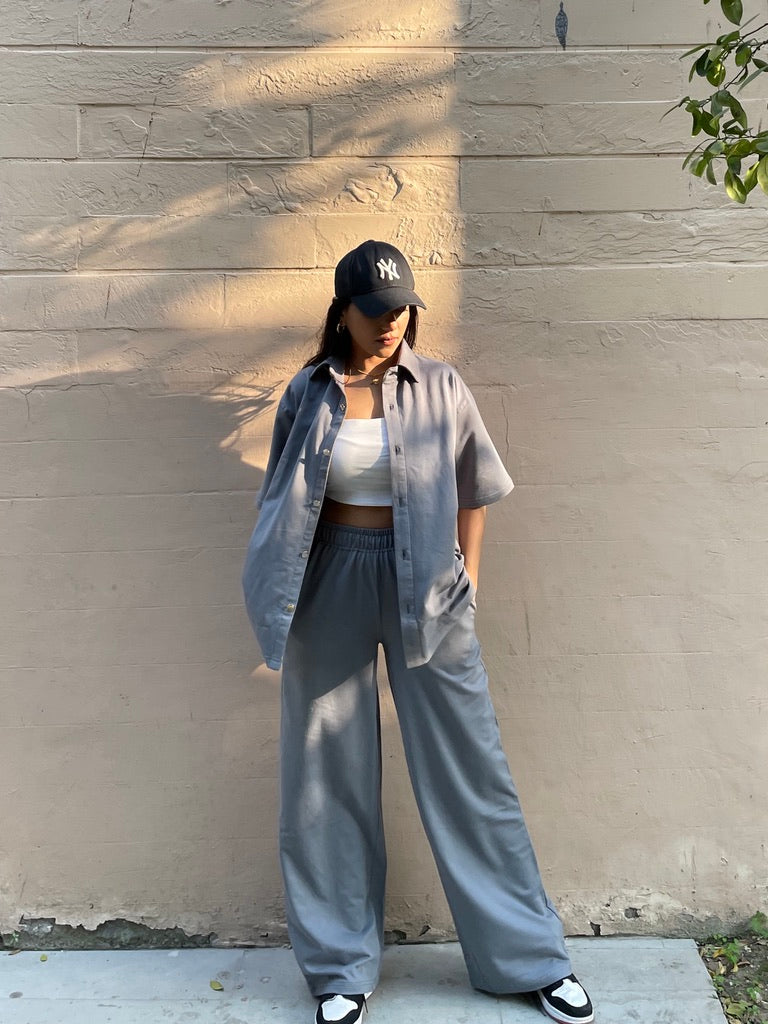 Stone Grey Unisex Co-ord