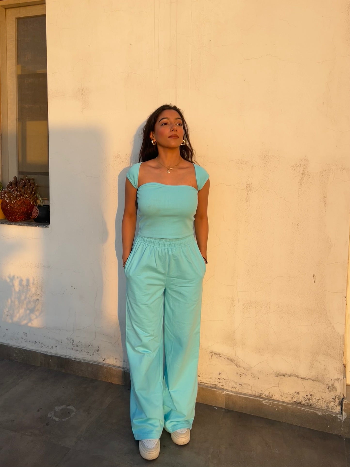 Light Blue French Terry Set