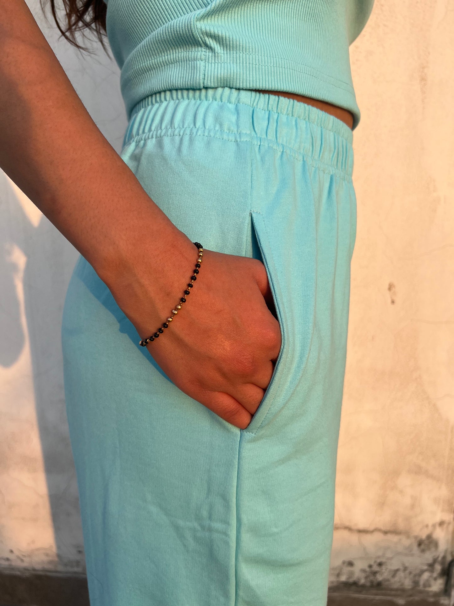 Light Blue French Terry Set