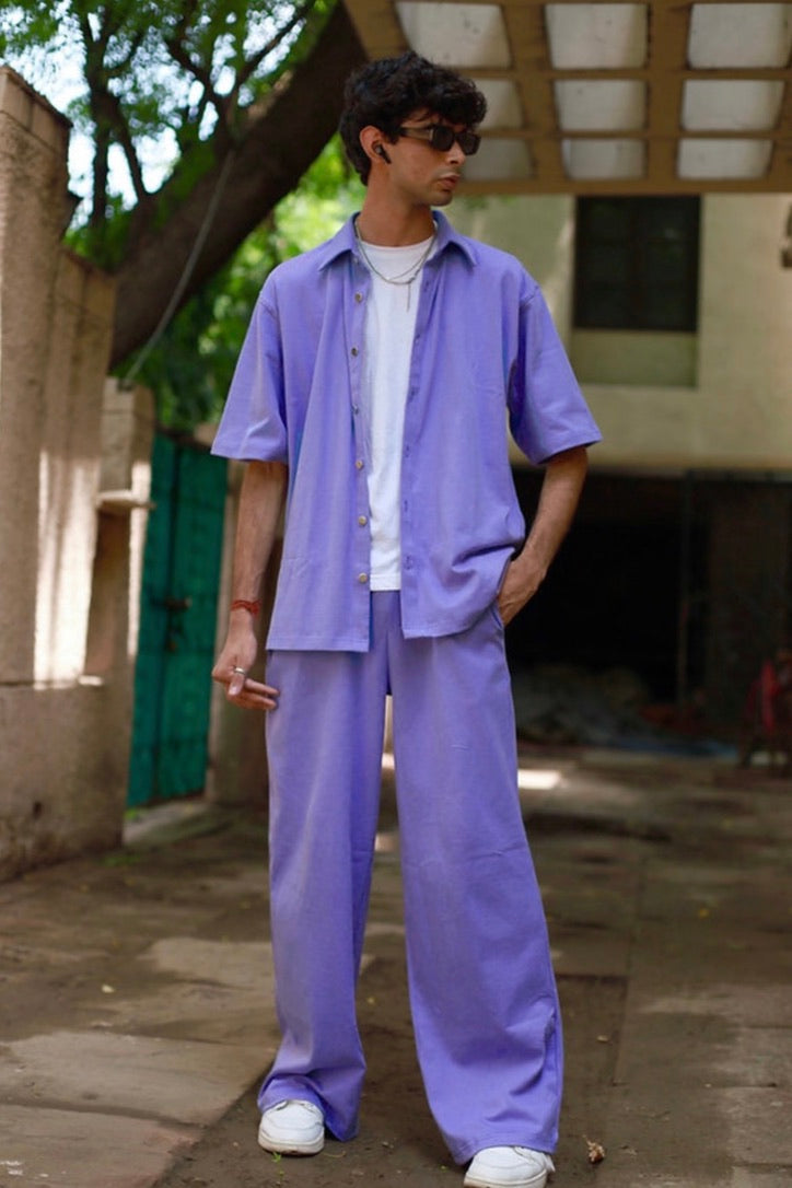 Very Peri Unisex French Terry Cotton Co-ord
