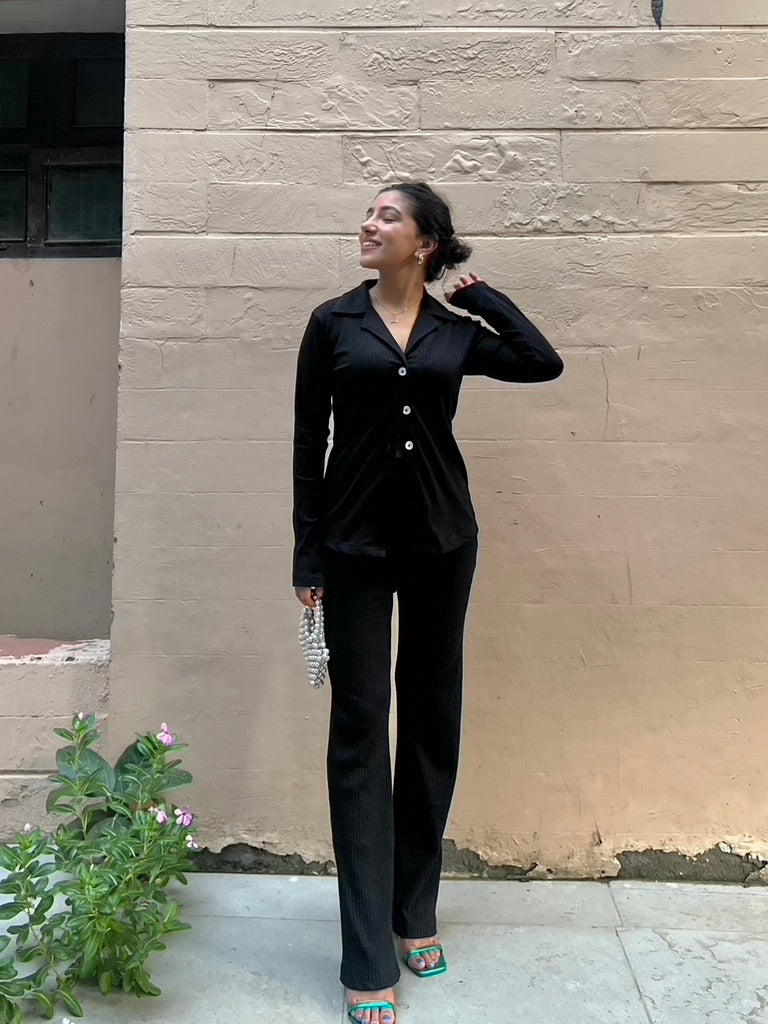 Thick RIB Knit Co-ord