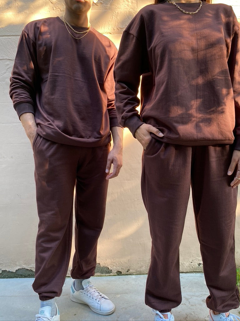 Brown Unisex Co-ord