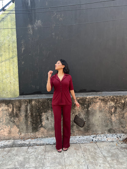 RIB Wine Long Co-ord