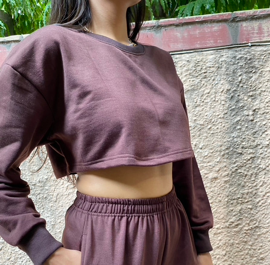 Brown Unisex Co-ord
