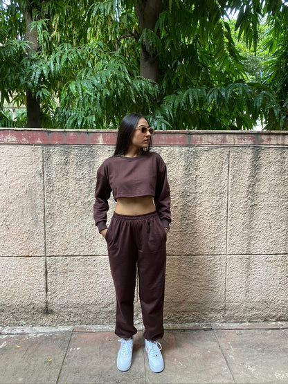 Brown Unisex Co-ord