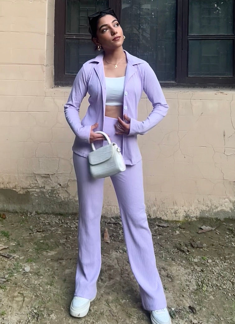 Thick RIB Knit Co-ord