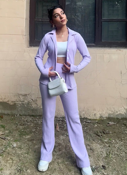Thick RIB Knit Co-ord