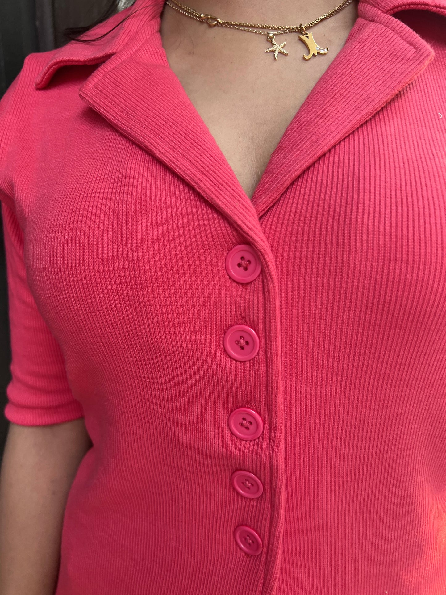 RIB Fuchsia Pink Co-ord