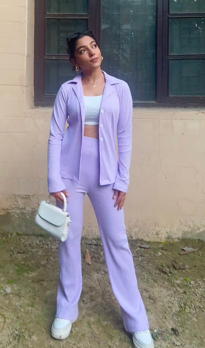 Thick RIB Knit Co-ord
