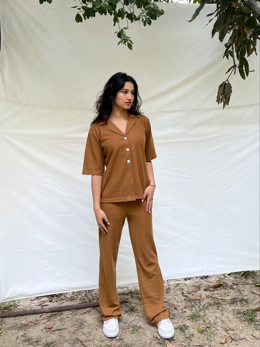 Cotton Waffle Knit Co-ord