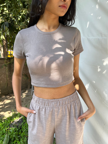French Terry Melange Cargo Set