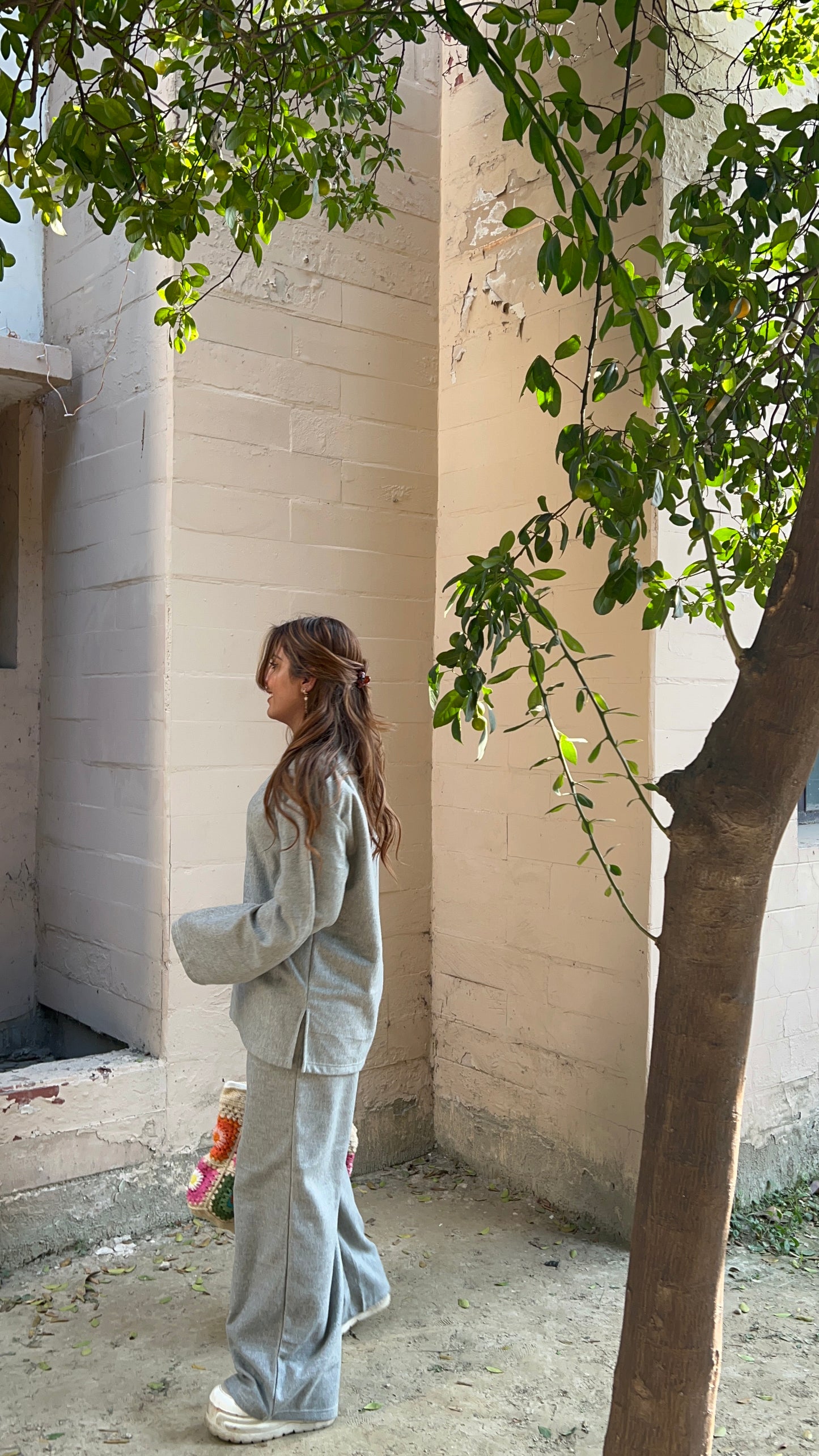 Cotton Fleece Grey Co-ord